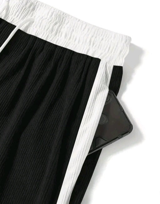 Men's Ribbed Sports Casual Shorts