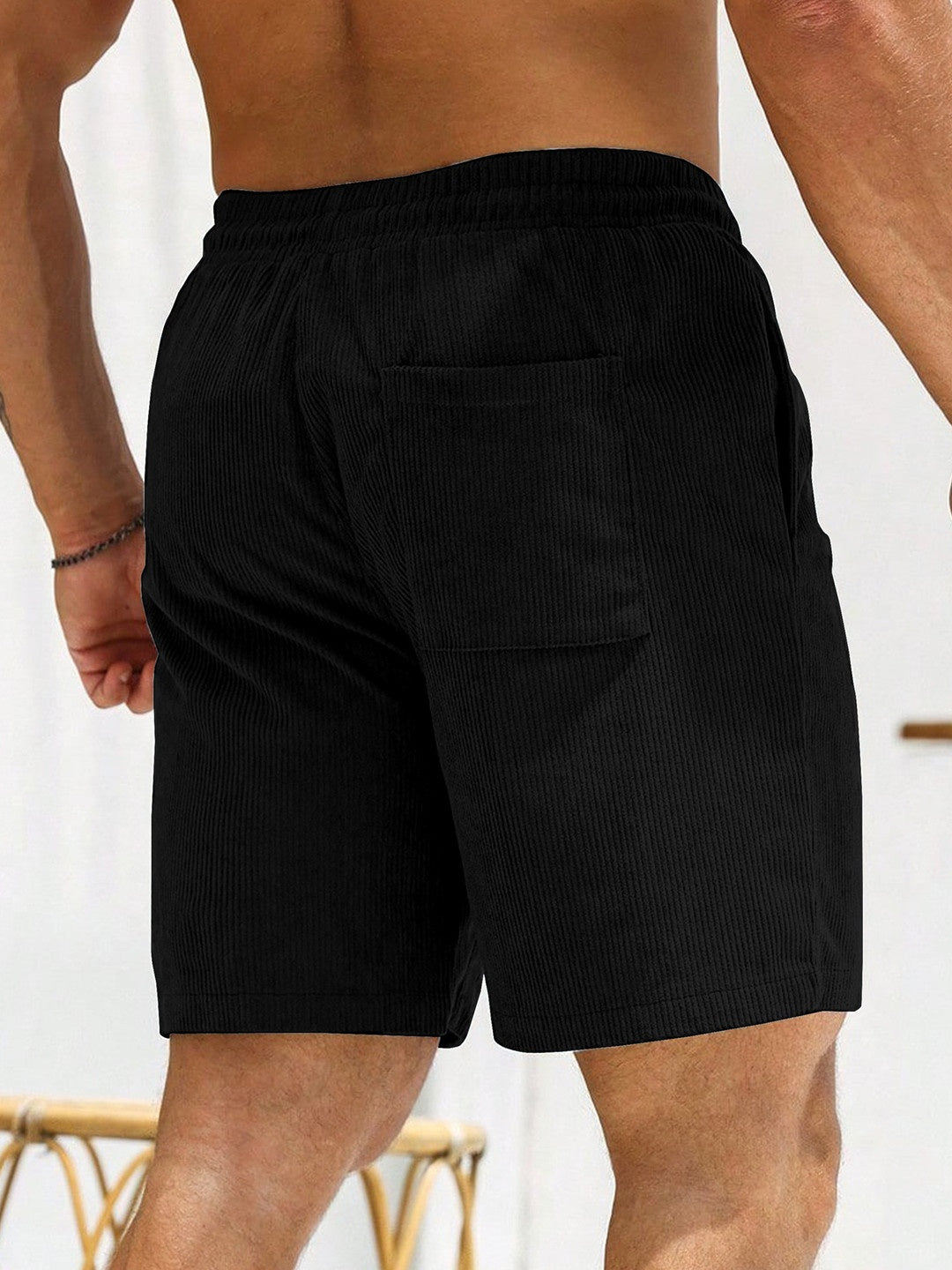 Men's Premium Ribbed Lounge Shorts